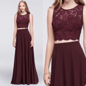 Two Piece Maxi Dress